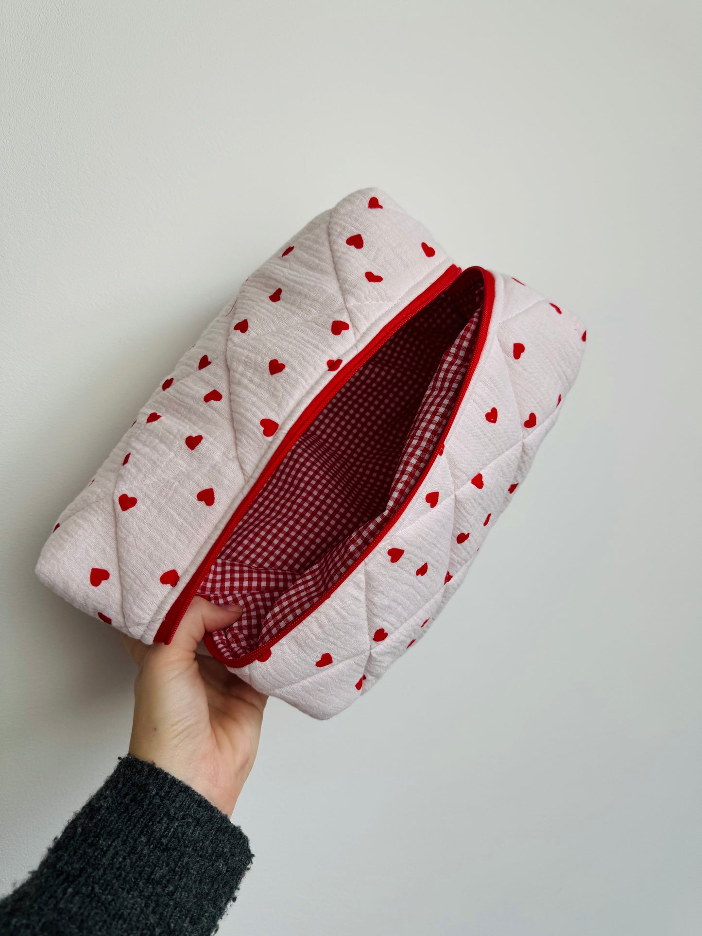 Boxy Pouch - Hearts